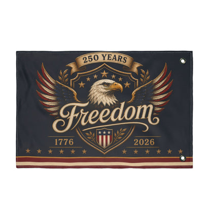 250 Years of Freedom Eagle Flag | America 250 Patriotic Banner 1776–2026