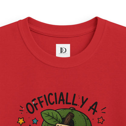 Officially a 1st Grade Grader Kids Tee — Personalized Back-to-School Shirt