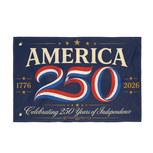 America 250 Independence Flag | 250th Anniversary Patriotic Banner 1776–2026