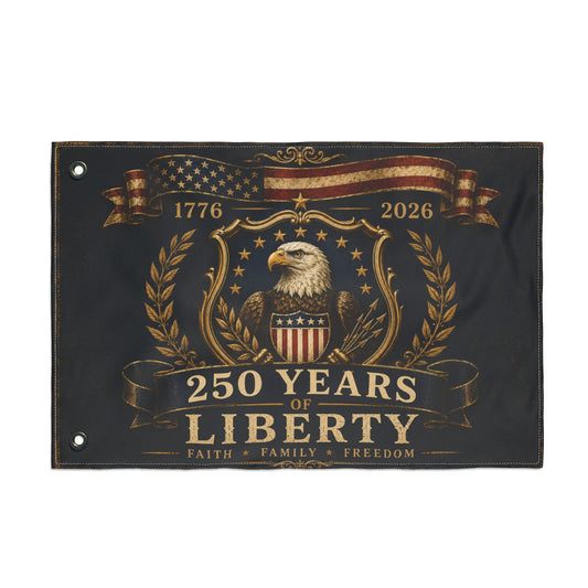 America 250 Eagle Liberty Flag | 1776–2026 Patriotic Heritage Banner