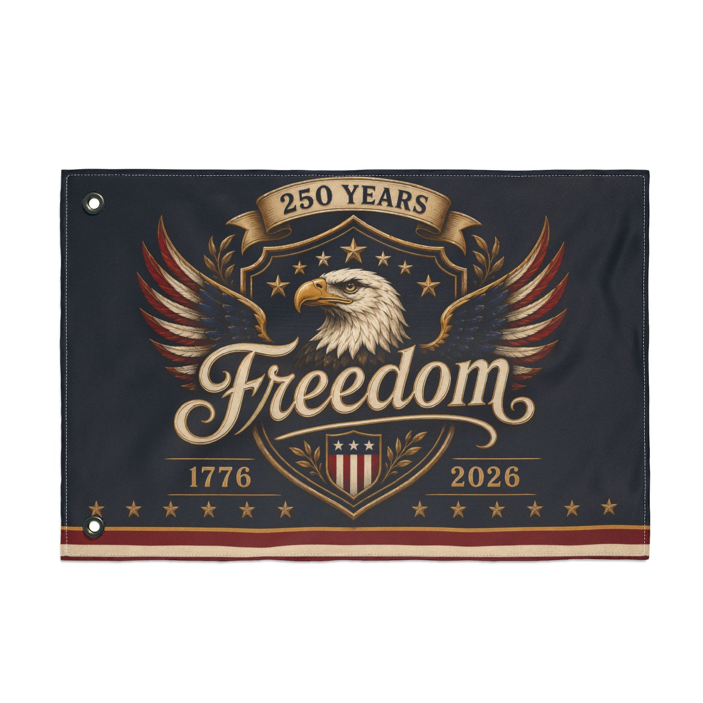 250 Years of Freedom Eagle Flag | America 250 Patriotic Banner 1776–2026