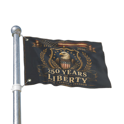 America 250 Eagle Liberty Flag | 1776–2026 Patriotic Heritage Banner