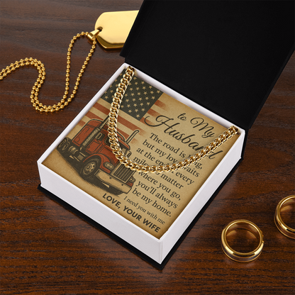 Trucker Husband Gift From Wife – Love Message Card