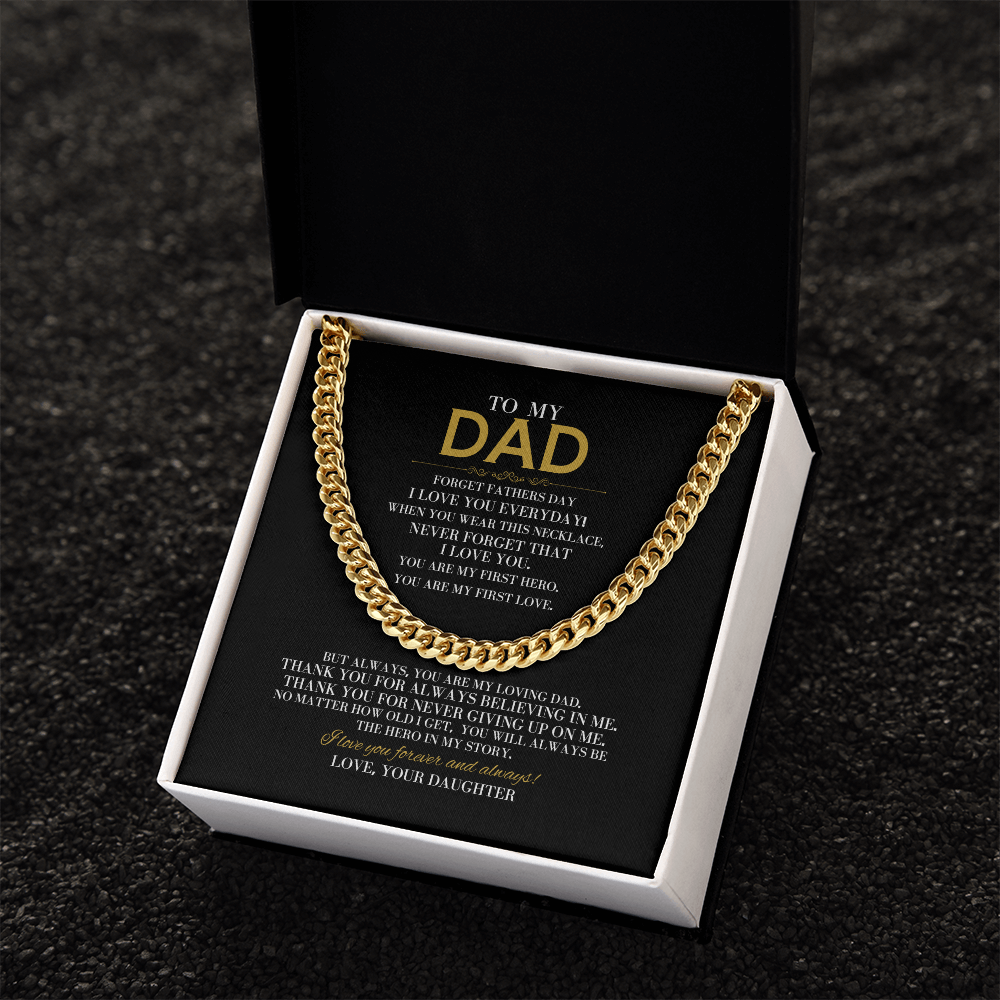 NEVER FORGET THAT I LOVE YOU - CUBAN LINK