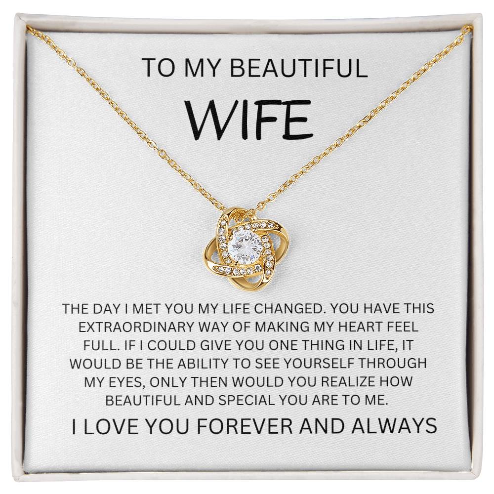 TO MY BEAUTIFUL WIFE