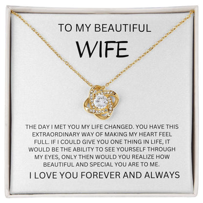 TO MY BEAUTIFUL WIFE