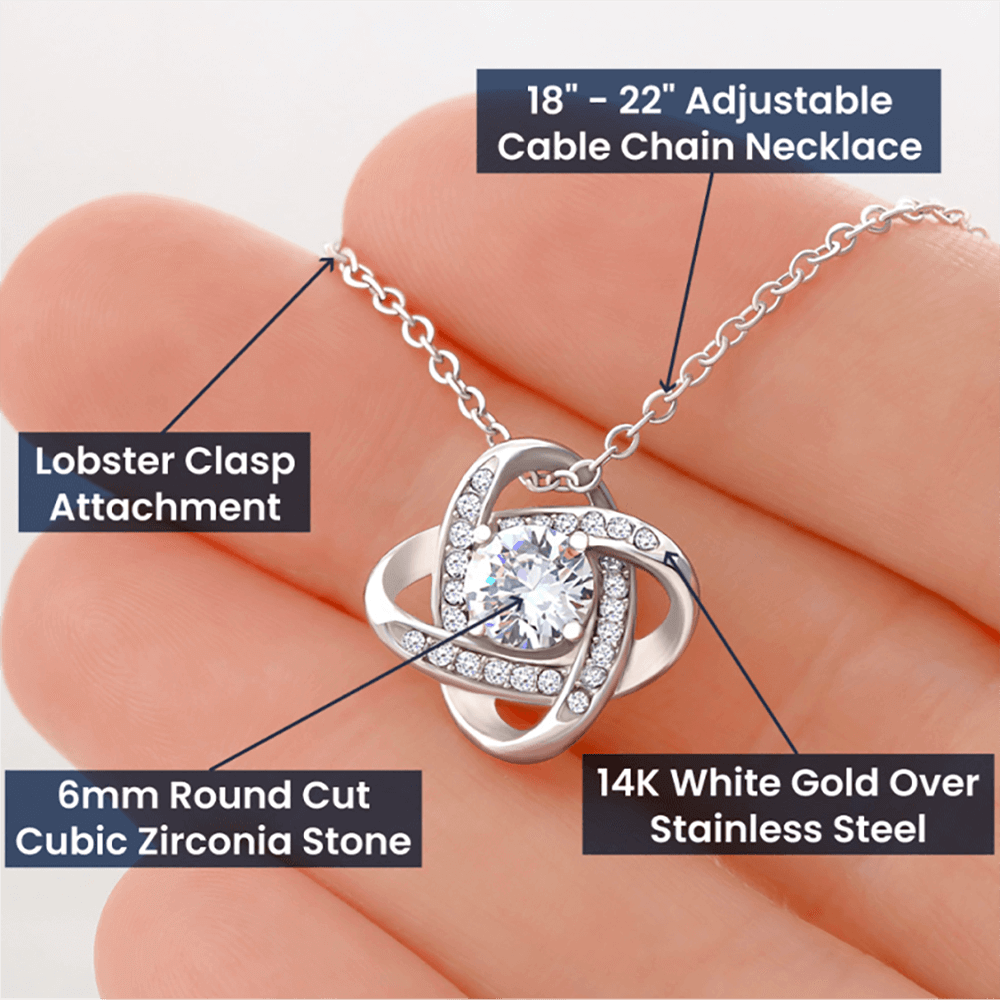 “To My Mom – My Whole World” Necklace Gift - From Son - Mother's Day Gift
