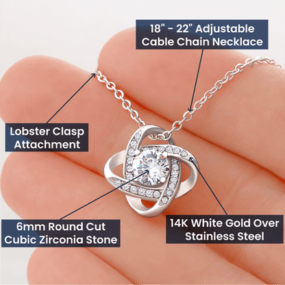 “To My Mom – My Whole World” Necklace Gift - From Son - Mother's Day Gift