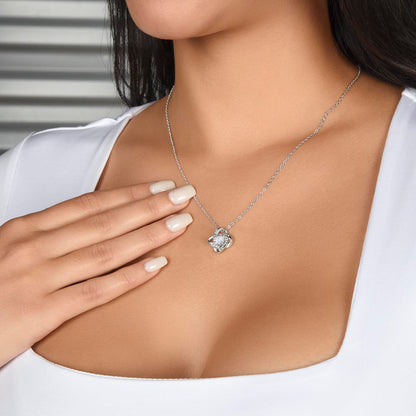 “To My Mom – My Whole World” Necklace Gift - From Son - Mother's Day Gift