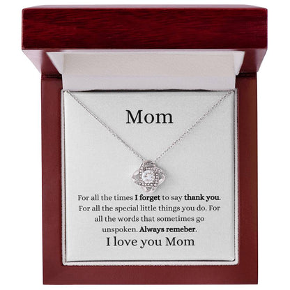 Mom Love Necklace